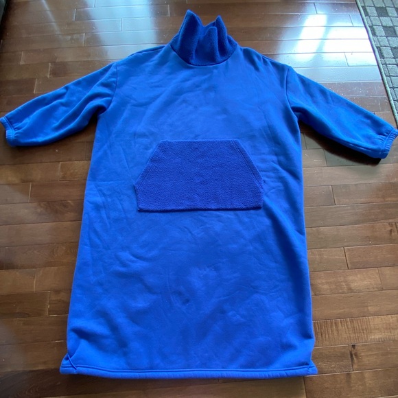 nap loungewear Jackets & Blazers - Nap Loungewear Oversized Fleece Thick Dress in Blue Women’s size XL